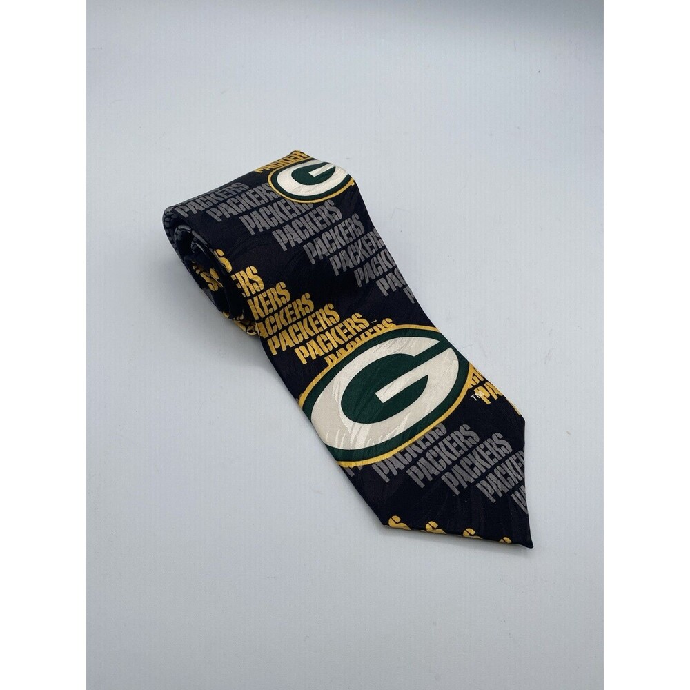 Green Bay Packers Necktie Neck Tie Officially Licensed NFL Football Neck Tie